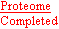 Proteome projects Completed